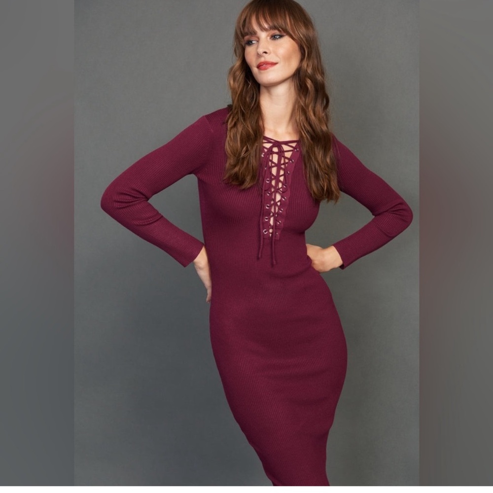 ALLOY APPAREL RIBBED BODYCON DRESS‎ NWT SIZE M